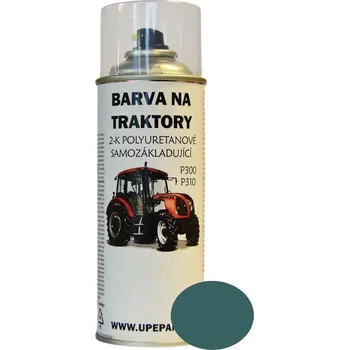 Barva ve spreji U PEPÁNKA s.r.o. BARVY NA TRAKTORY ZETOR ve spreji 2-K Polyuretan, ZELENÁ AGAVE lesklá 400ml