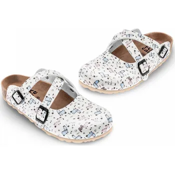 Dámská zdravotní obuv Obuv zdravotní FORcare 101015 bílá potisk psi Velikost: 37