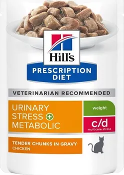 Krmivo pro kočku Hill's Feline kapsa Adult Metabolic + Urinary Stress Feline 12 x 85 g