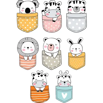 Nášivka Nažehlovačky Zvířátka v kapse