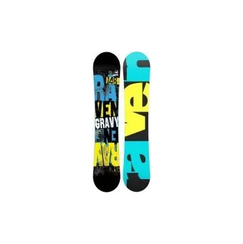 Snowboard Raven Gravy junior kid 90 cm; Černá snowboard + DÁREK DLE VÝBĚRU!