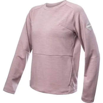 Pánská mikina Mikina dámská SENSOR MERINO UPPER TRAVELLER sv. růžová XL