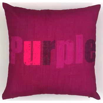 Dekorativní polštářek BYTEMA Dekorační povlak na polštář COLORS PURPLE 45 x 45 cm