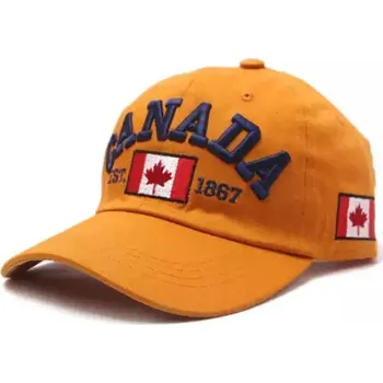 Kšiltovka Unisex kšiltovka na léto s výšivkou - Žlutá