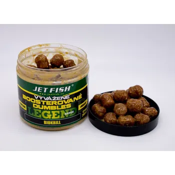 Boilies 200ml -12mm Legend Range Vyvážené boosterované Dumbles : BIOKRILL