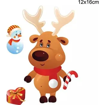 Vánoce Vánoční dekorace na okno | vánoční samolepka na okno - 12