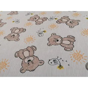 BYTEMA Dekorační látka BLACK-OUT Medvídci 150 cm
