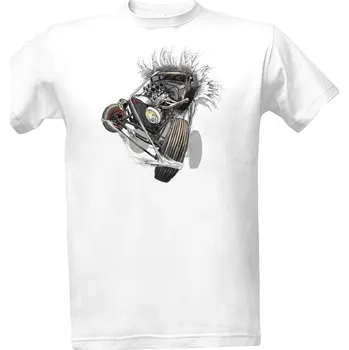 Tričko s potiskem Hot Rod - retro auto pánské