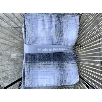 deka MIROS Deka KÁRO ŠEDO BÍLÉ 150 x 200 cm