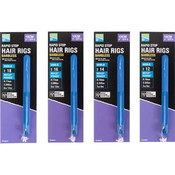 PRESTON INNOVATIONS KKM-B Mag Store Hair Rigs - Rapid Stop 10 cm Velikost: 12