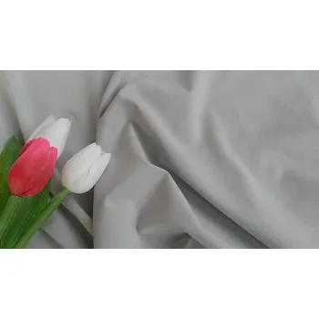 BYTEMA Bavlněný úplet TEINTURE sv. šedý šíře 150 cm