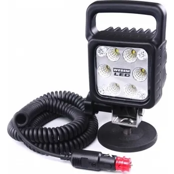 Pracovní světlomet WESEM 100x100 6xLED s magnetem a vypínačem