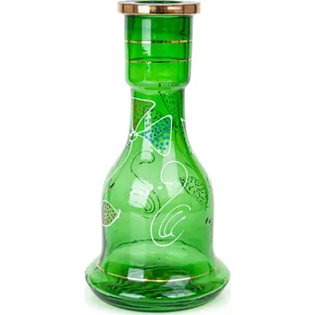 Váza Váza pro vodní dýmky Top Mark Fateh Painted 30 cm zelená