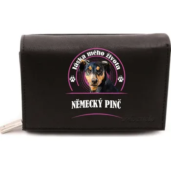 Peněženka STRIKER Dámská kožená peněženka Německý pinč