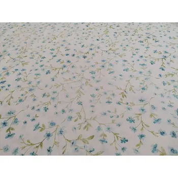 BYTEMA Bavlněná látka Mini sakura modrá šíře 150 cm