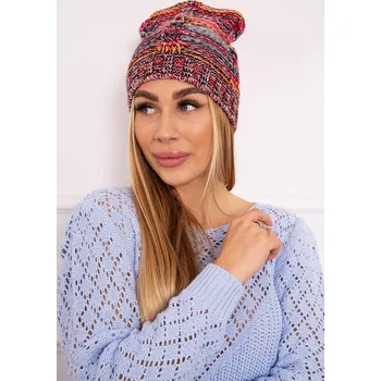 Čepice Kesi Dámská čepice Klaudia oranžovo-červená Univerzální