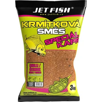 Návnadová surovina Krmítková směs 3 Kg : CHILLI / ČESNEK