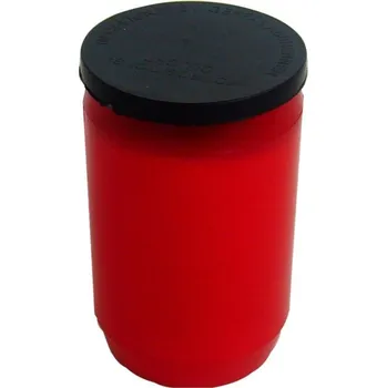 Svíčka Svíčka 1ks OL1, olej.malá,červená, hřbitovní