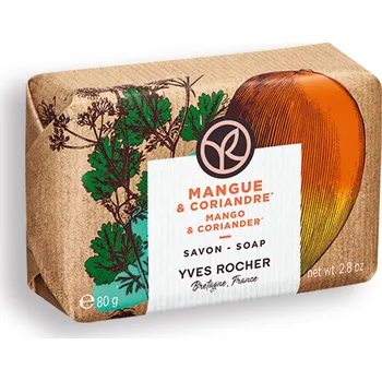 Koupelová kosmetika Yves Rocher Mýdlo mango & koriandr 80 g