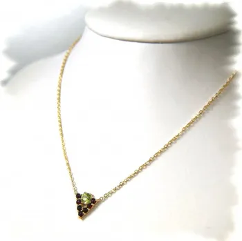 Náhrdelník bílé zlato 40 cm