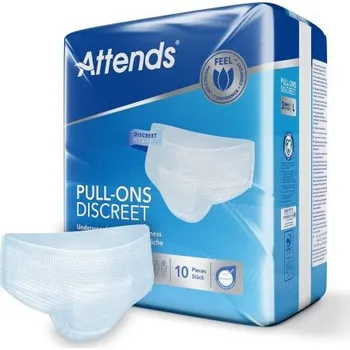 Inkontinenční kalhotky Kalhotky absorpční Attends Pull-Ons Discr.3 L 10ks