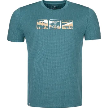 Kilpi GIACINTO-M Pánské outdoorové tričko PM0024KI Tyrkysová XS