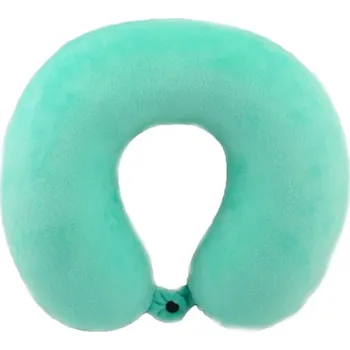 plyšák Záhlavník z mikrovlákna s paměťovou pěnou - světle zelený