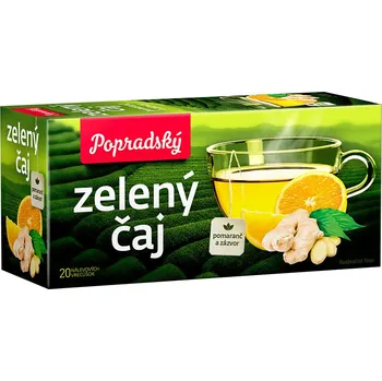 Čaj Baliarne obchodu Poprad Zelený čaj – Popradský Pomaranč a zázvor