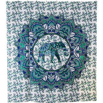 Přehoz na lůžko Přehoz double Elephant Idol zelená