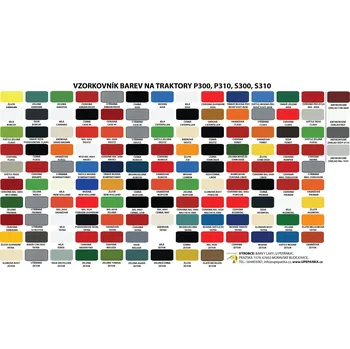 Souprava šperků U PEPÁNKA s.r.o. BARVY NA TRAKTORY VADERSTAD Originální odstín ČERVENÁ 2-K Polyuretan, SET s tužidlem Velikost: 12,5kg SET