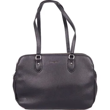 Kabelka Tříoddílová kabelka na rameno David Jones CM6794 na formát A4 černá