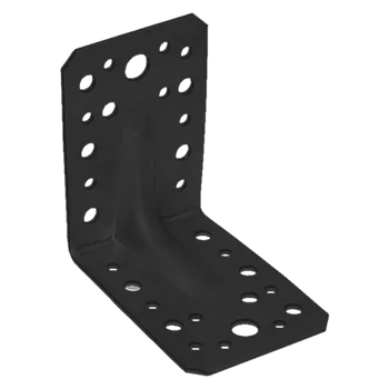 Stavební materiál DOMAX KP1 C - úhelník s prolisem 90x90x65x2,5 mm černý lak