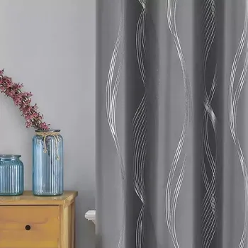 Závěs Zatemňovací závěsy Water Waves - Barva 02,250 x 250 cm,Tunel