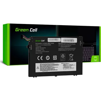 Příslušenství pro notebook Green Cell LE166 Baterie Lenovo L17C3P51 L17L3P51 L17M3P51 L17M3P52,Lenovo ThinkPad E480 E485 E490 E495 E580 E585 E590 E595 4100mAh Li-Ion - neoriginální