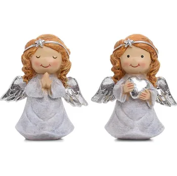 Vánoční dekorace Dekorace, ANDĚLÍČCI - MIX, 8x4x9 cm, 1 kus