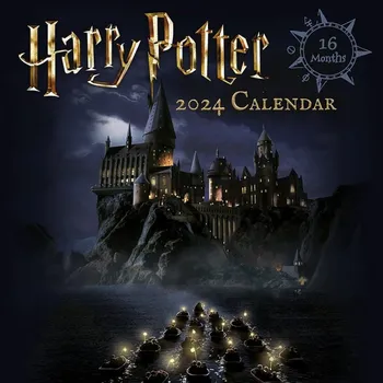 Kalendář Nástěnný kalendář Harry Potter Fantasy Postavy 2024
