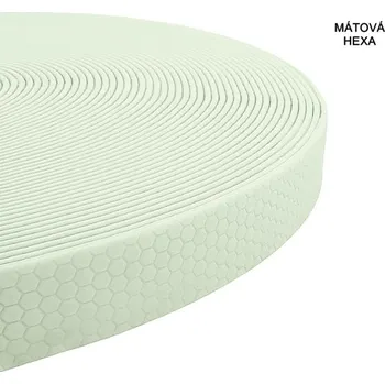 Vodítko pro psa RAK-Brno Stopovačka Hexa - mátová Délka: 6 m, Ucho: Ne, Šířka: 16 mm