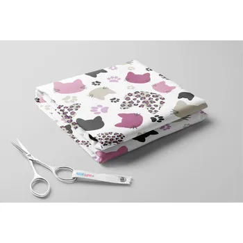 Softshell s beránkem, Levhartí kočičky Barva: Fialová