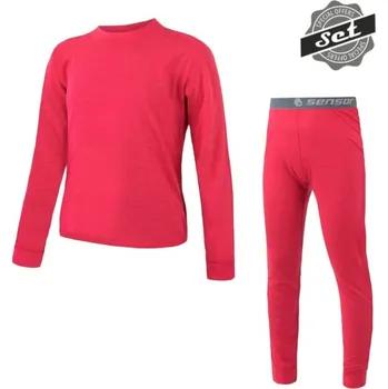 cyklistický dres Komplet dětský SENSOR MERINO AIR SET magenta NEW 90