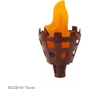 Stavebnice LEGO Stavebnice středověkého rytířského hradu | Styl Lego - pochodeň