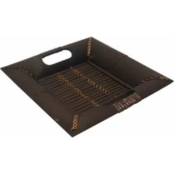 Podnos bambus Čtverec 01 28 x 28 cm hnědá