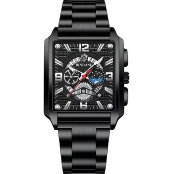 Hodinky Exkluzivní pánské náramkové hodinky - Černá