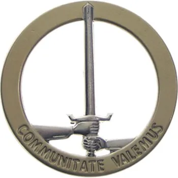 Bundeswehr Odznak BW na baret 1. NL/D-CORPS kovový