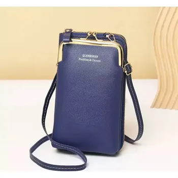 Kabelka Malá módní kabelka přes rameno - modrý