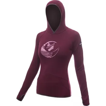 Dámská mikina Mikina dámská SENSOR MERINO UPPER FOX port red XL