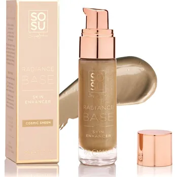 Podkladová báze na tvář SOSU Cosmetics Radiance Base Rozjasňující podkladová báze pod make-up Cosmic Sheen, 18ml