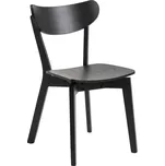 Scandi Černá dubová jídelní židle Diaz