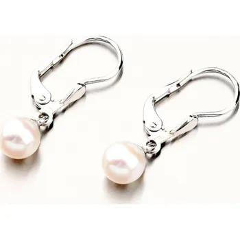 Náušnice Dámské náušnice bílé zlato 585 perly 52GZ-3016B-KL