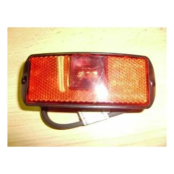 Přídavný světlomet Poziční světlo červené LED 24V s kabelem 7862