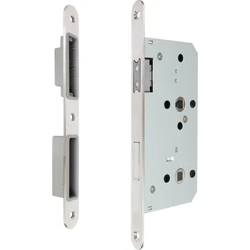 zadlabací zámek Magnetický zámek pro WC kliku - EN.304M.WC.72.55.18 nerez Chrom lesklý BB - na dózický klíč